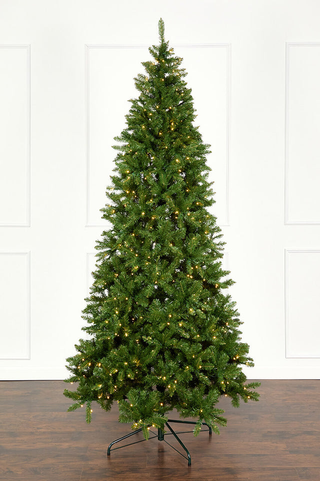 9' Telluride Pine Christmas Tree with 700 Warm White LED Lights
