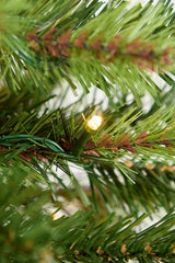 9' Slim Christmas Tree with 700 Color-Changing LED Lights