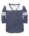 Boxercraft Women's Glory Days 3/4 Sleeve V-Neck T-Shirt