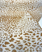 Sunbrella Instinct Toffee Leopard Acrylic Fabric - Beige, Brown, Tan Leopard Print, 54" Width (1 Yard)