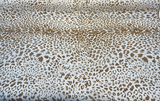 Sunbrella Instinct Toffee Leopard Acrylic Fabric - Beige, Brown, Tan Leopard Print, 54" Width (1 Yard)