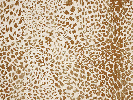Sunbrella Instinct Toffee Leopard Acrylic Fabric - Beige, Brown, Tan Leopard Print, 54" Width (1 Yard)