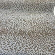 Leopard Skin Silver Sunbrella Acrylic Fabric - Silver, Mocha Leopard Skin, 54" Width (1 Yard)