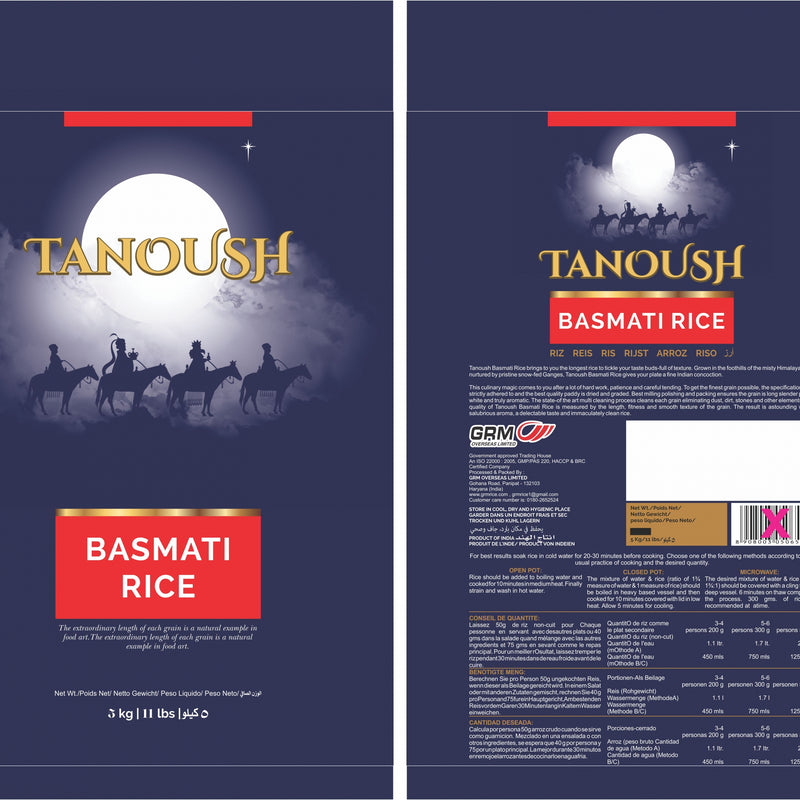 TANOUSH EMPEROR BASMATI RICE 10LBS
