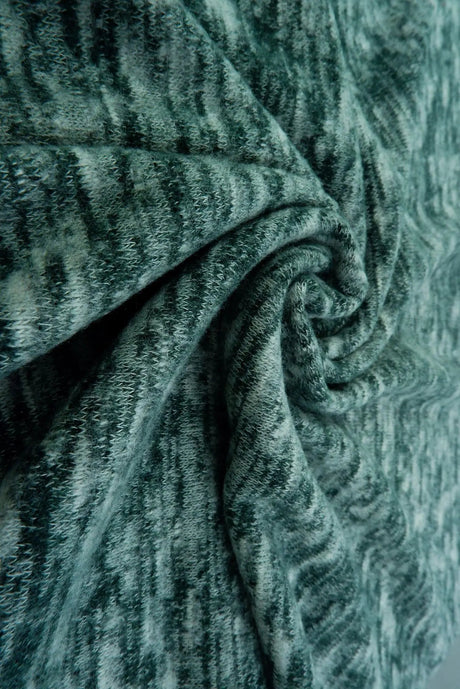 Sweater Melange Brushed Solid Fabric 1 Yard Soft Stretch Cozy Knit 58/60" Wide