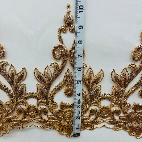 Glitter Mesh Fabric Lace USA GD-219 55" Wide