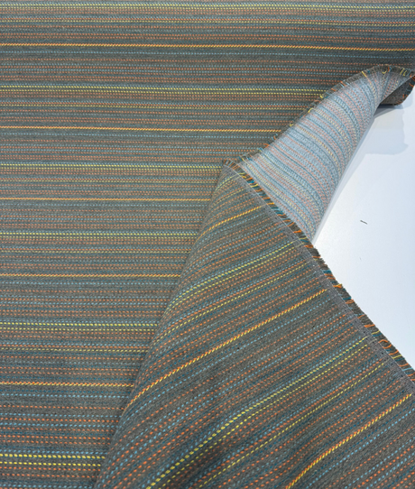 Sunbrella Achiever Acrylic Fabric - Aloe Stripe, Vertical Stripes, 54" Width (1 Yard)