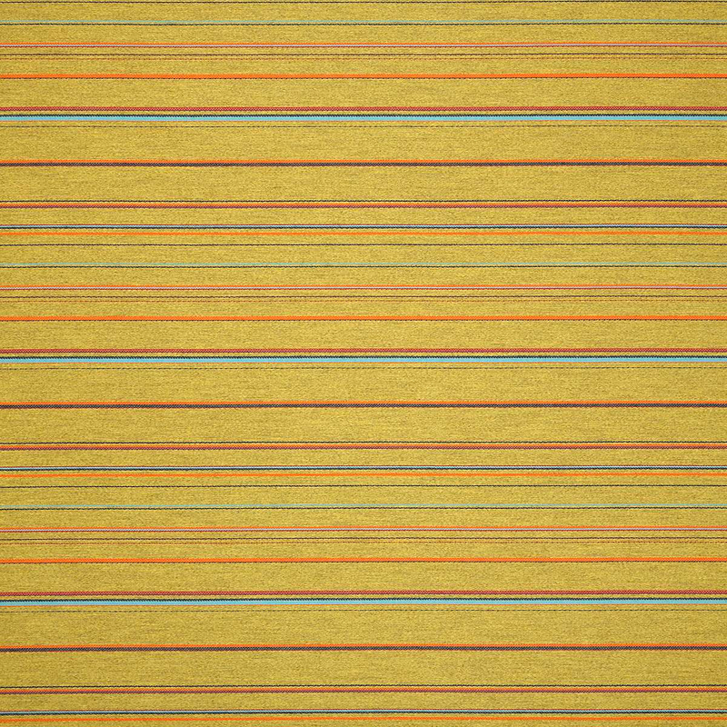 Sunbrella Prismatic Dijon Solution-Dyed Acrylic Fabric - Dijon Yellow Vertical Stripes, 54" Width (1 Yard)