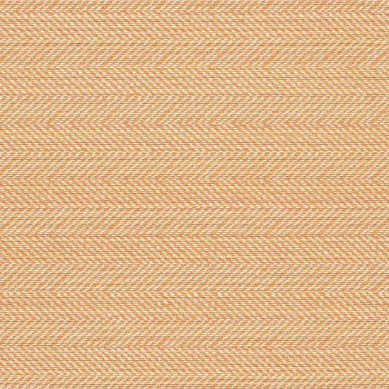 Posh Persimmon Sunbrella Herringbone Acrylic Fabric - Orange Herringbone Chevron, 54" Width (1 Yard)