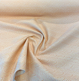 Posh Persimmon Sunbrella Herringbone Acrylic Fabric - Orange Herringbone Chevron, 54" Width (1 Yard)