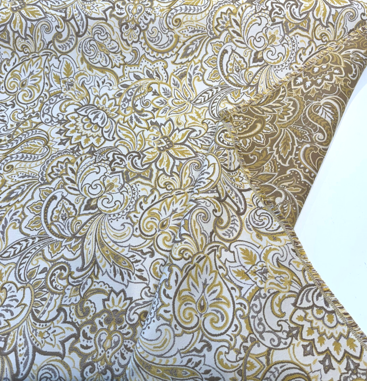 Tamara Acrylic Fabric - Nugget Paisley Floral, 54" Width (By The Yard)