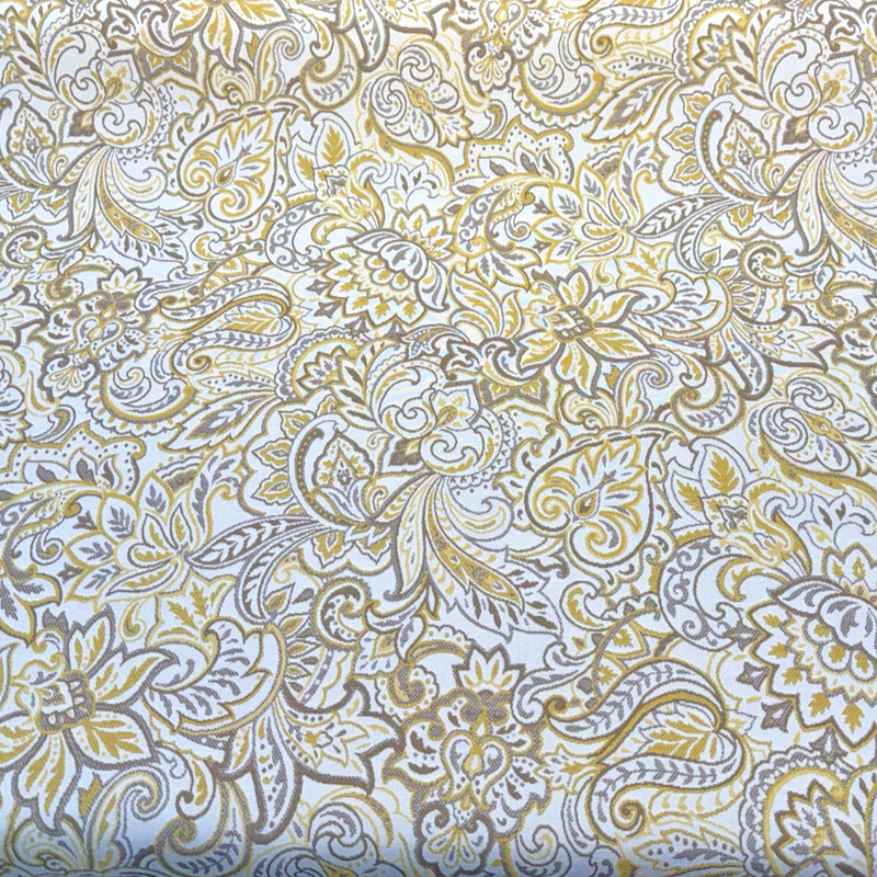 Tamara Acrylic Fabric - Nugget Paisley Floral, 54" Width (By The Yard)