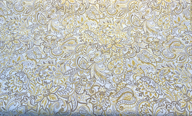 Tamara Acrylic Fabric - Nugget Paisley Floral, 54" Width (By The Yard)