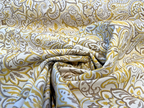 Tamara Acrylic Fabric - Nugget Paisley Floral, 54" Width (By The Yard)