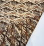 Sunbrella Zahara Teak Sunbrella Acrylic Fabric - Teak Ikat Jacquard, 54" Width (1 Yard)