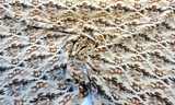 Sunbrella Zahara Teak Sunbrella Acrylic Fabric - Teak Ikat Jacquard, 54" Width (1 Yard)