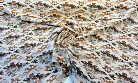 Sunbrella Zahara Teak Sunbrella Acrylic Fabric - Teak Ikat Jacquard, 54" Width (1 Yard)