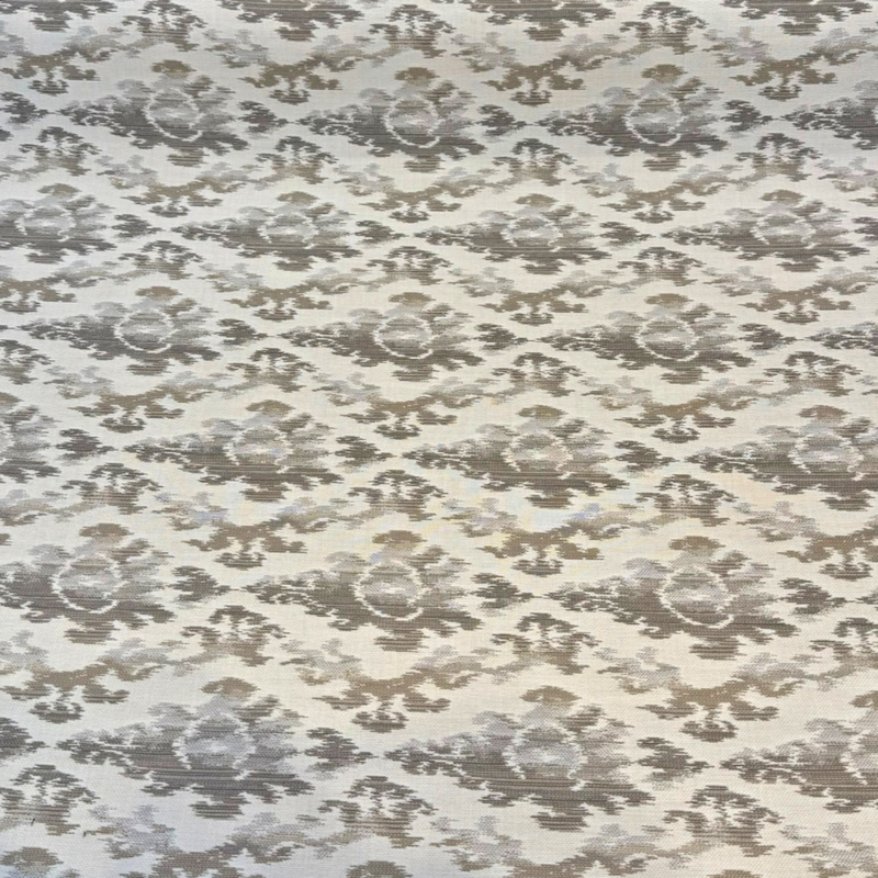 Sunbrella Zahara Acrylic Fabric - Dove Ikat, 54" Width (1 Yard)
