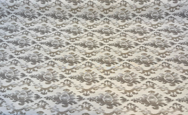 Sunbrella Zahara Acrylic Fabric - Dove Ikat, 54" Width (1 Yard)