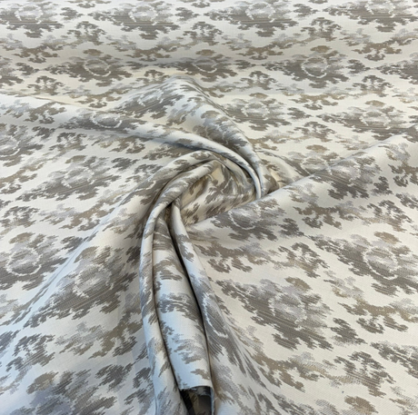 Sunbrella Zahara Acrylic Fabric - Dove Ikat, 54" Width (1 Yard)