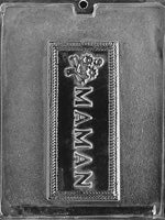 Maman Greeting Card Chocolate Mold - LPI004