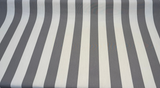 Sunbrella Townsend Taupe Acrylic Fabric - Taupe And Ivory Wide Stripe, 54" Width (1 Yard)