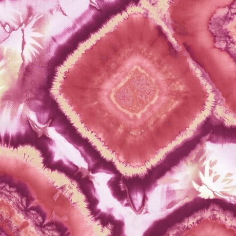 Printed Spandex Tie Dye Palm Fabric
