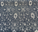 Sunbrella Attribute Acrylic Fabric - Indigo Blue Damask, 54" Width (1 Yard)