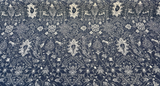 Sunbrella Attribute Acrylic Fabric - Indigo Blue Damask, 54" Width (1 Yard)