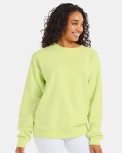 ComfortWash by Hanes garment-dyed cotton long sleeve crewneck sweatshirt in assorted colors