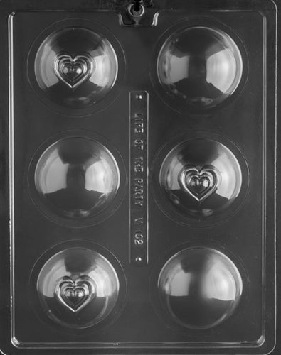 Heart Bath/Cocoa Bomb Chocolate Mold - LPV182