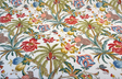 Fiji Flora Gardenia Cotton Fabric - Tropical Floral Print, 54" Width (By The Yard)