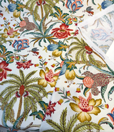Fiji Flora Gardenia Cotton Fabric - Tropical Floral Print, 54" Width (By The Yard)