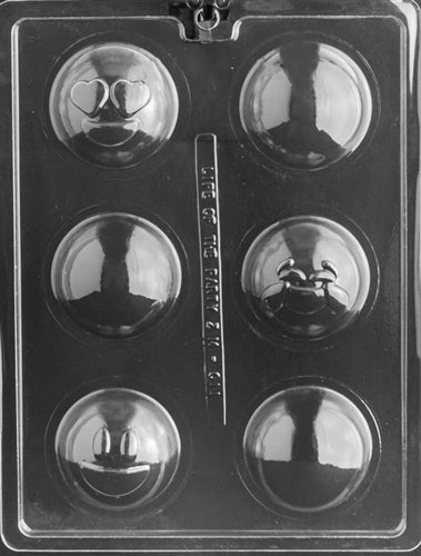 Emoji Cocoa Bomb or Bath Bomb Chocolate Mold