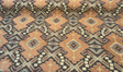 Longview Adobe Emb Chenille Upholstery Fabric - Southwestern Geometric, Adobe Rust, Gold, Slate Blue, Beige, 58" Width (1 Yard)