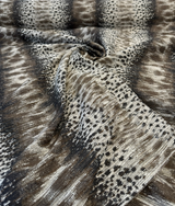 Swavelle Micado Chenille Upholstery Fabric - Brindle Animal Skin, 58" Width (By The Yard)