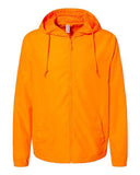 Chaqueta cortavientos ligera con cremallera completa