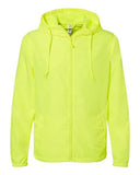 Chaqueta cortavientos ligera con cremallera completa