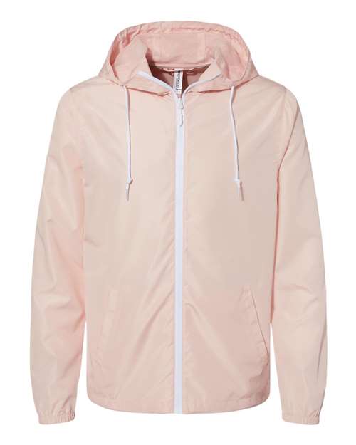 Men's Lightweight Waterproof Windbreaker Full-Zip Jacket