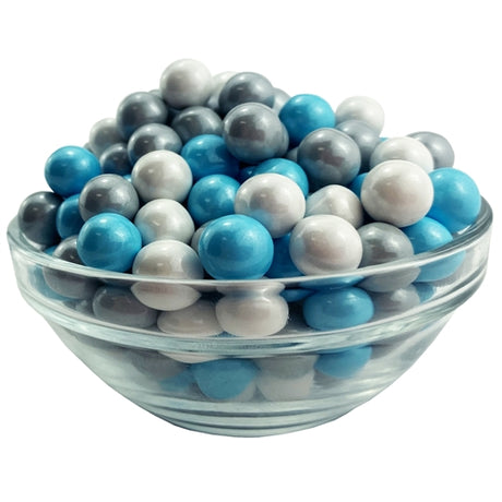 Holiday Sixlets - 10MM Pearl - 2 Pound Bag
