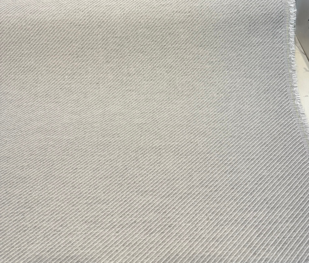 Sunbrella Pindler Mills Sunbrella Acrylic Fabric - Pebble Gray, Solid Textured, 54" Width (1 Yard)