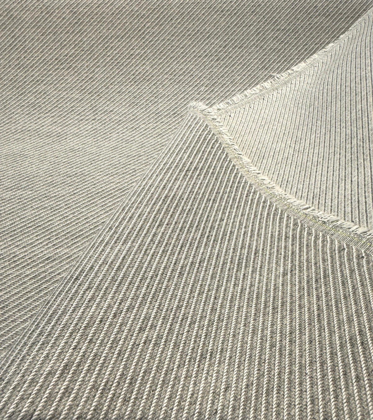 Sunbrella Pindler Mills Sunbrella Acrylic Fabric - Pebble Gray, Solid Textured, 54" Width (1 Yard)
