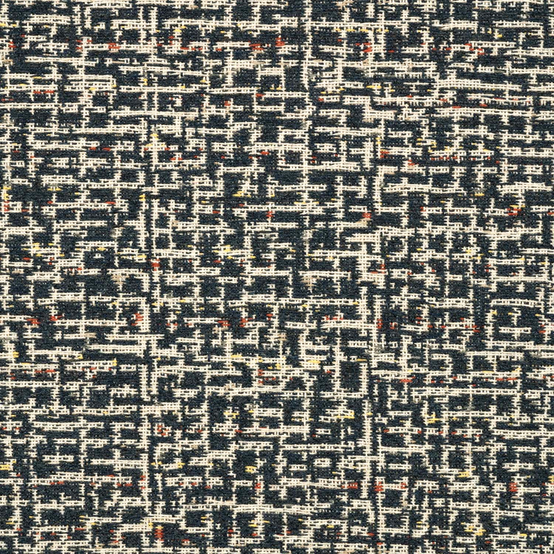 Sunbrella Highlander Midnight Blue Acrylic Fabric - Midnight Blue Tweed, 54" Width (1 Yard)