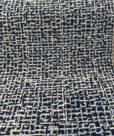 Sunbrella Highlander Midnight Blue Acrylic Fabric - Midnight Blue Tweed, 54" Width (1 Yard)