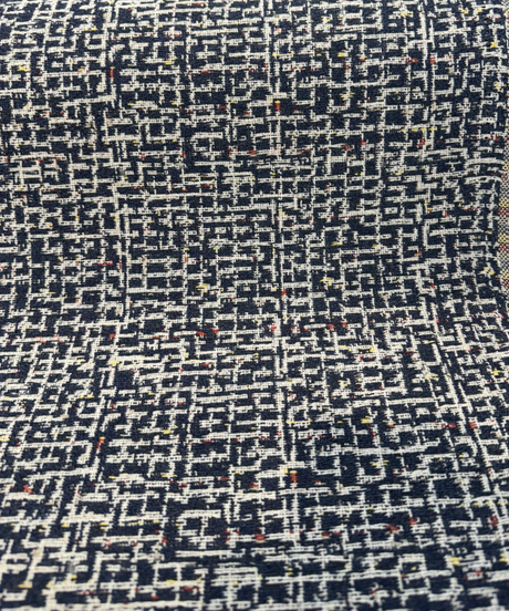 Sunbrella Highlander Midnight Blue Acrylic Fabric - Midnight Blue Tweed, 54" Width (1 Yard)