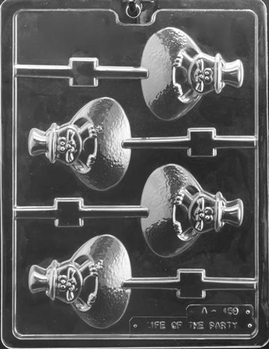 Groundhog Lolly Chocolate Mold - LPA159