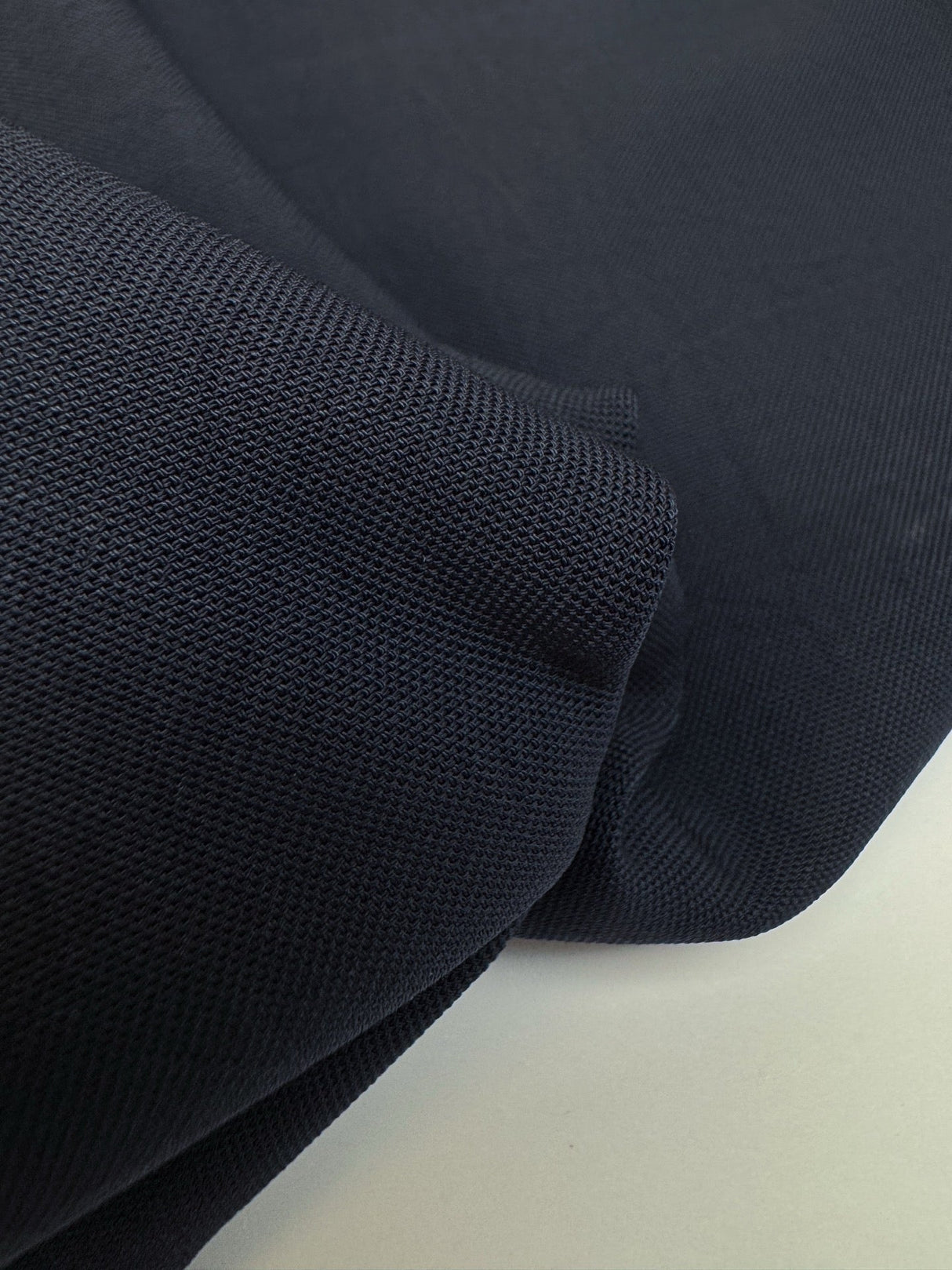 Polyamide Elastane Crinkled Blue Fabric