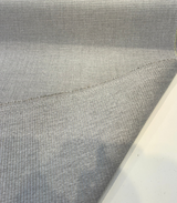 Sunbrella Pindler Ottoman Ridge Solution-Dyed Acrylic Fabric - Dove Gray Horizontal Ribbed Texture, 54" Width (1 Yard)