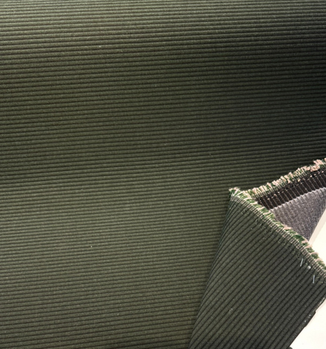 Sunbrella Ottoman Ridge Sunbrella Acrylic Fabric - Pine Green Horizontal Ribbed, 54" Width (1 Yard)