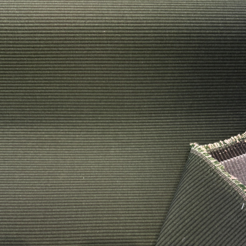 Sunbrella Ottoman Ridge Sunbrella Acrylic Fabric - Pine Green Horizontal Ribbed, 54" Width (1 Yard)